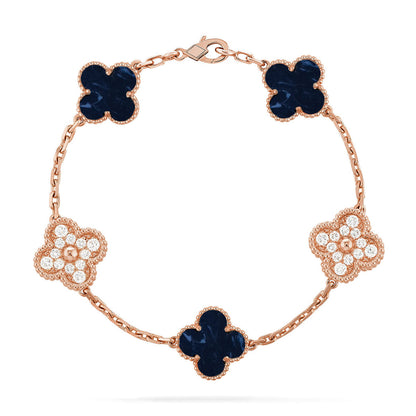 [Sprite Jewelry]New CLOVER 5 MOTIF PIETERSITE BRACELET COLLECTION