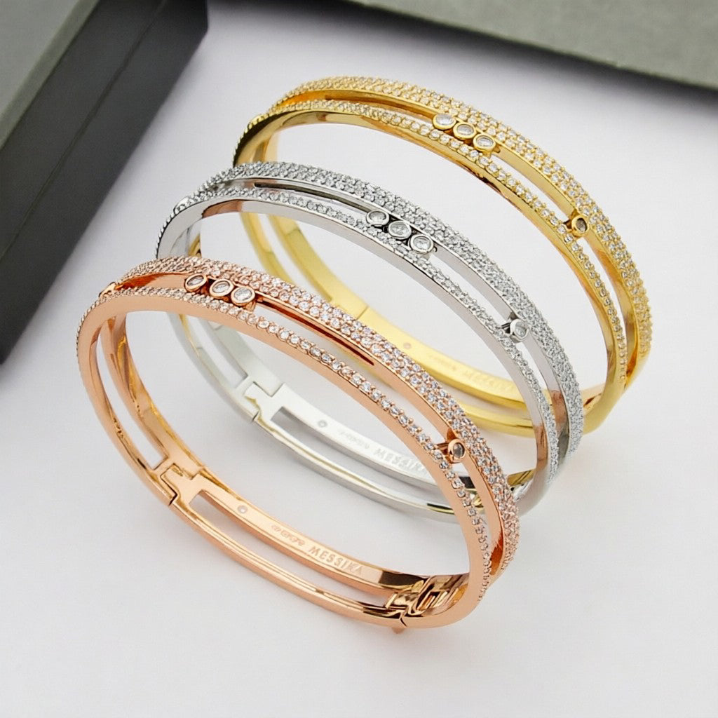 [Sprite Jewelry]Move Romane pavé bangle