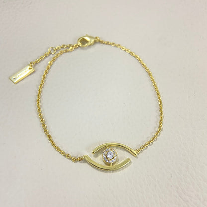 [Sprite Jewelry]Lucky Eye Pave-Set Diamond Bracelet