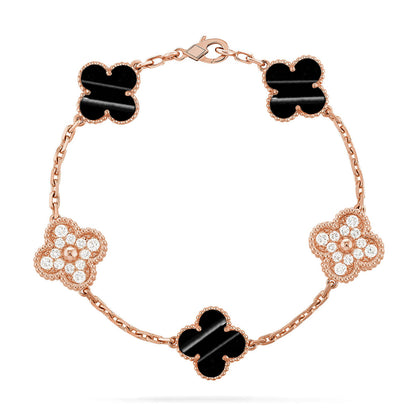 [Sprite Jewelry]New  CLOVER 5 MOTIF PULSAR STONE BRACELET COLLECTION