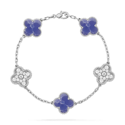 [Sprite Jewelry]New CLOVER 5 MOTIF BLUE VEINS BRACELET COLLECTION