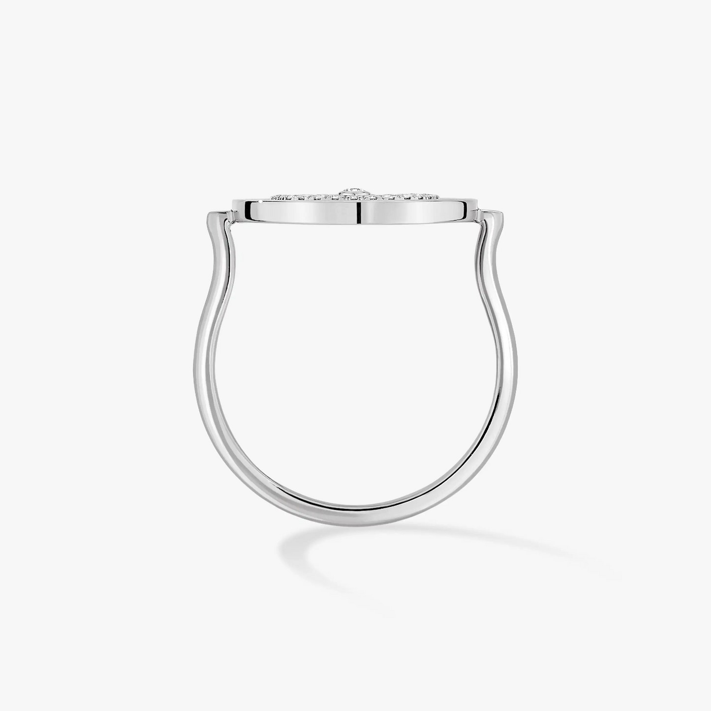 [Sprite Jewelry]LUCKY MOVE PAVED SILVER DIAMOND RING
