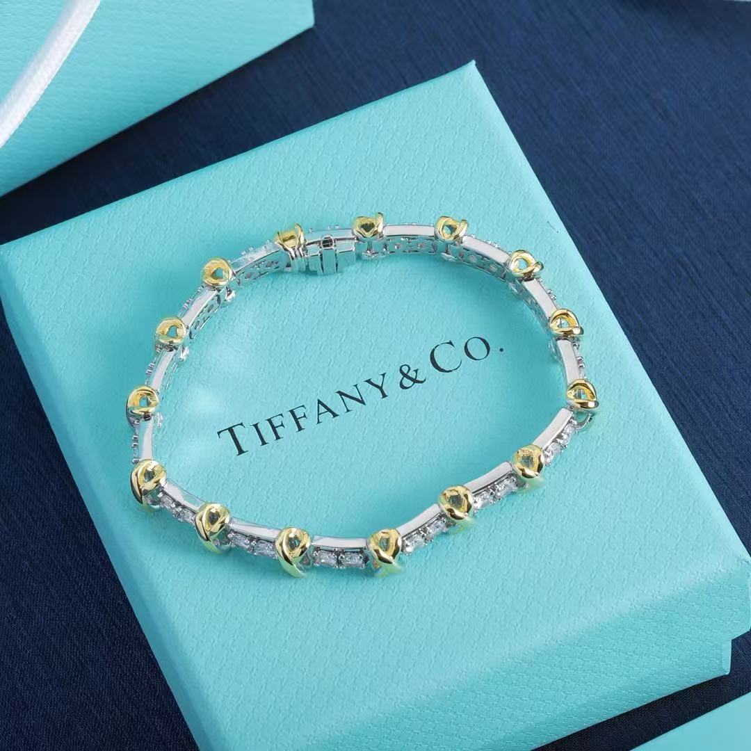 [Sprite Jewelry]Classic Gold and Diamond Bracelet