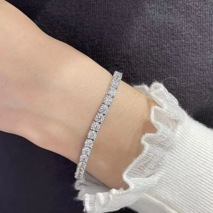 [Sprite Jewelry] TENNIS BRACELET WITH FULL DIAMOND SETTING