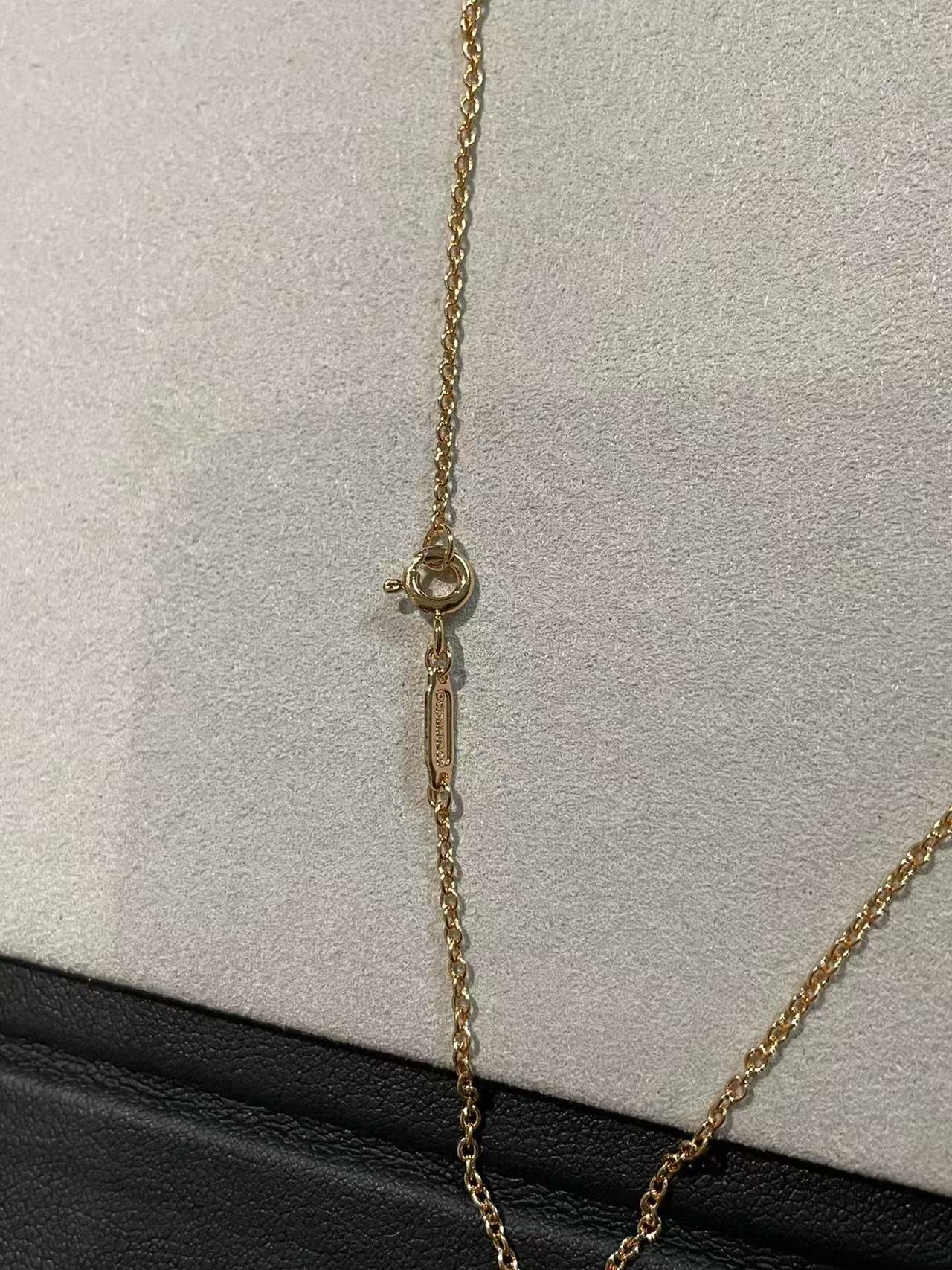 [Sprite Jewelry]T House Diamond-Studded Knot Necklace