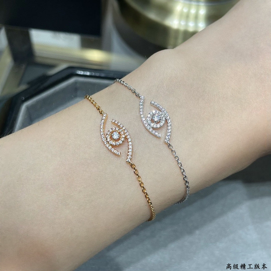 [Sprite Jewelry]Lucky Eye Pave-Set Diamond Bracelet