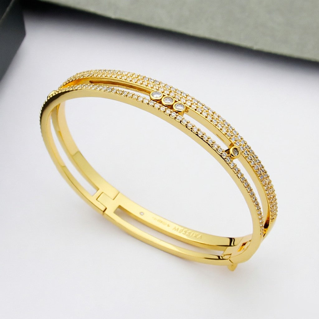 [Sprite Jewelry]Move Romane pavé bangle