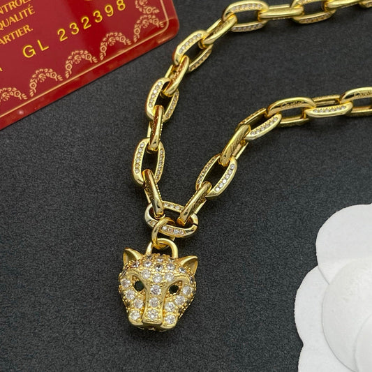 ¡®Sprite Jewelry¡¯Lion Head Link Chain Necklace