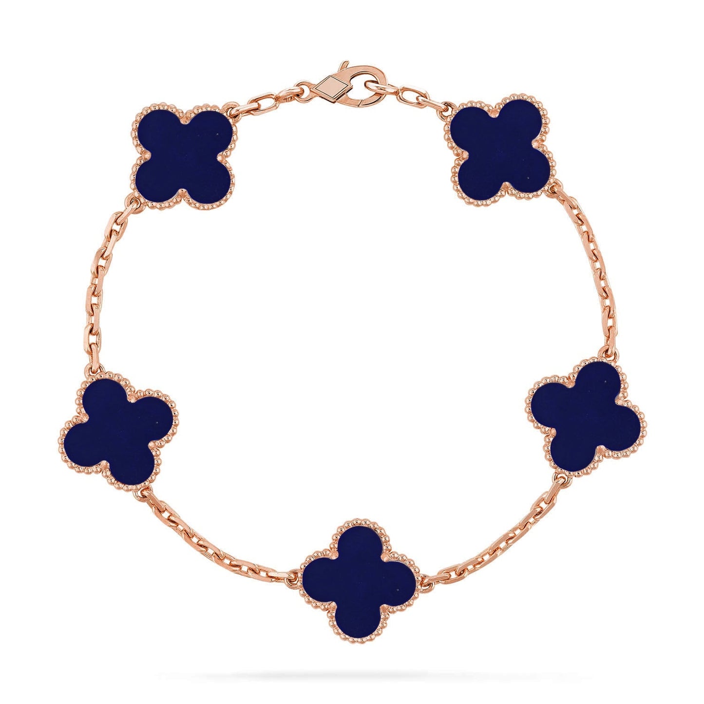 [Sprite Jewelry]New CLOVER 5 MOTIF LAPIS LAZULI BRACELET COLLECTION