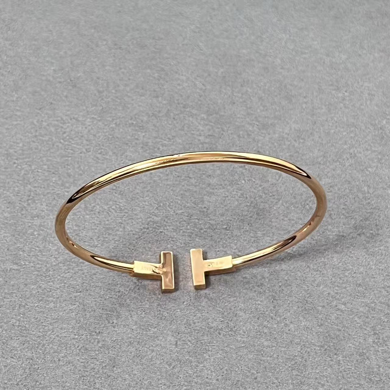 [Sprite Jewelry] T House Double T Open Bangle
