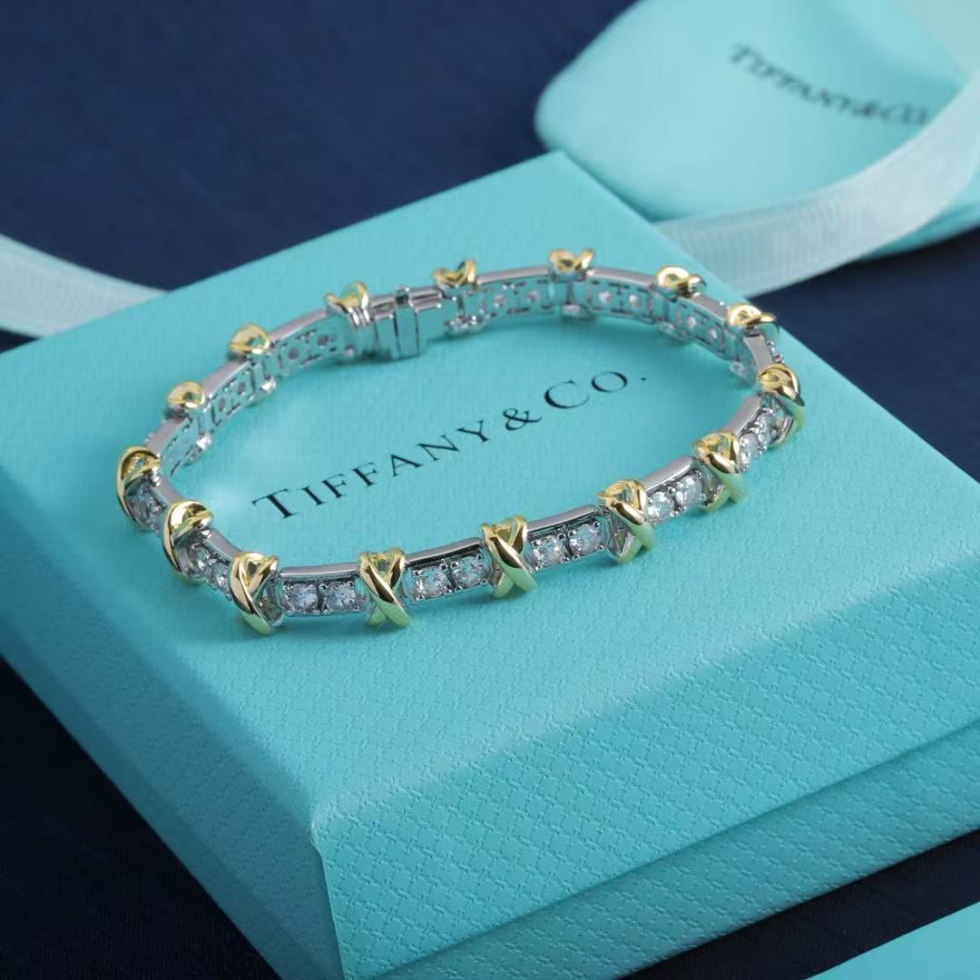 [Sprite Jewelry]Classic Gold and Diamond Bracelet