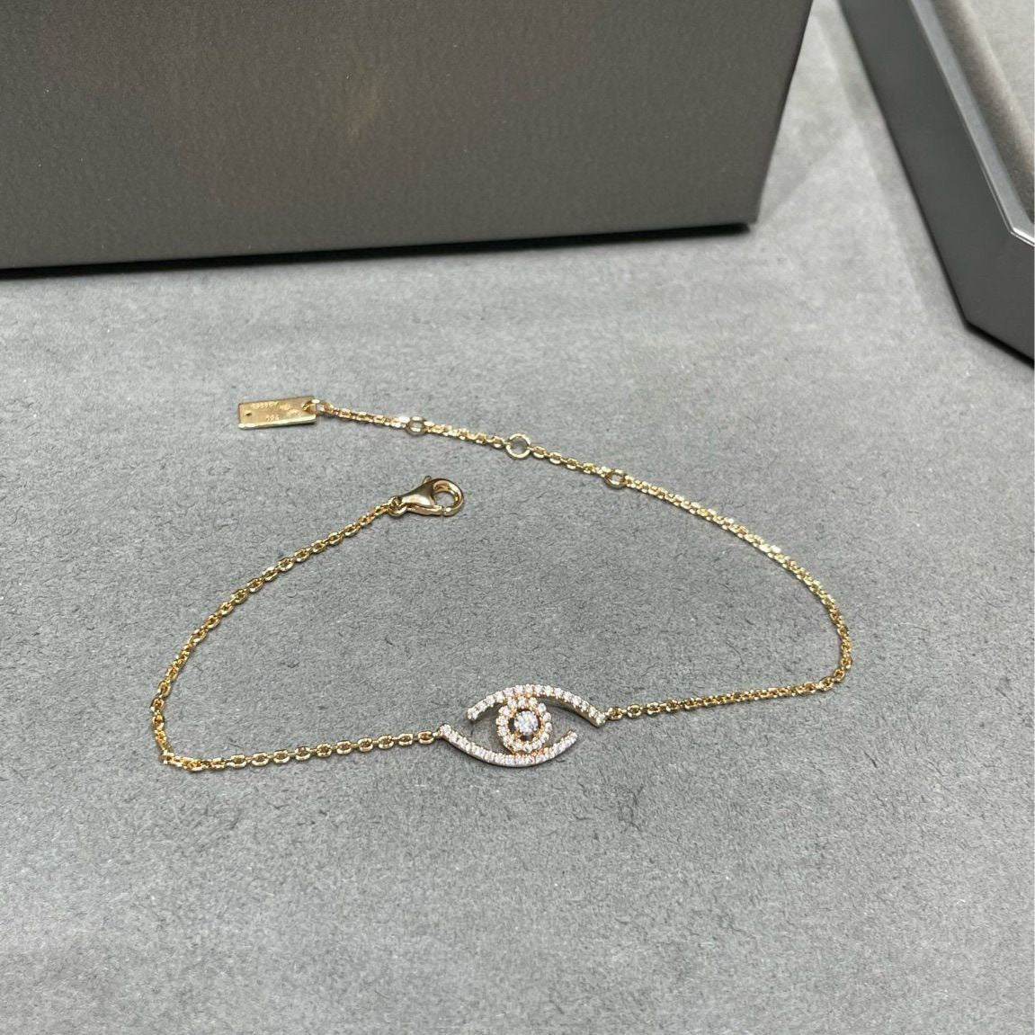 [Sprite Jewelry]Lucky Eye Pave-Set Diamond Bracelet