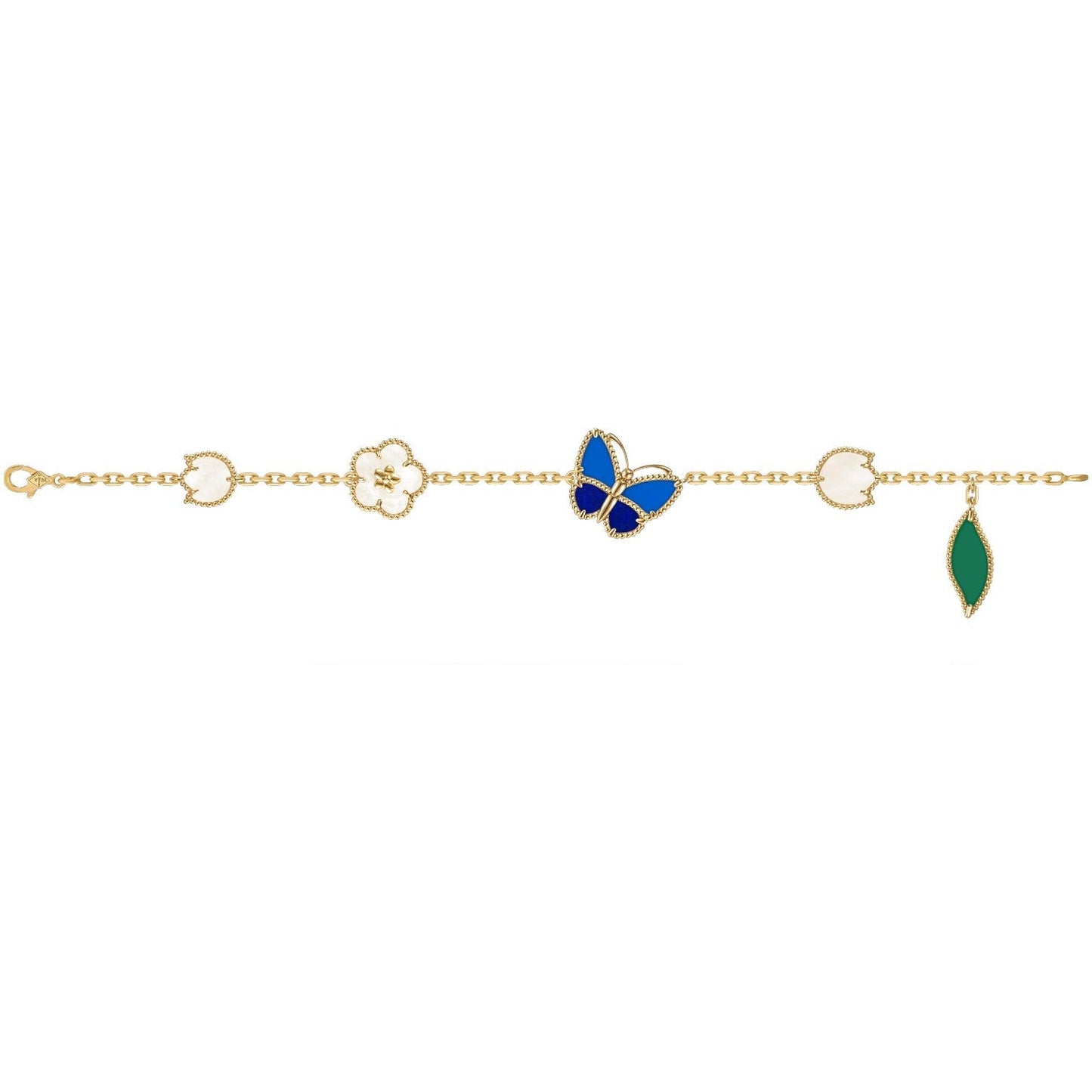 [Sprite Jewelry]LUCKY SPRING BUTTERFLY 5 MOTIF BRACELET