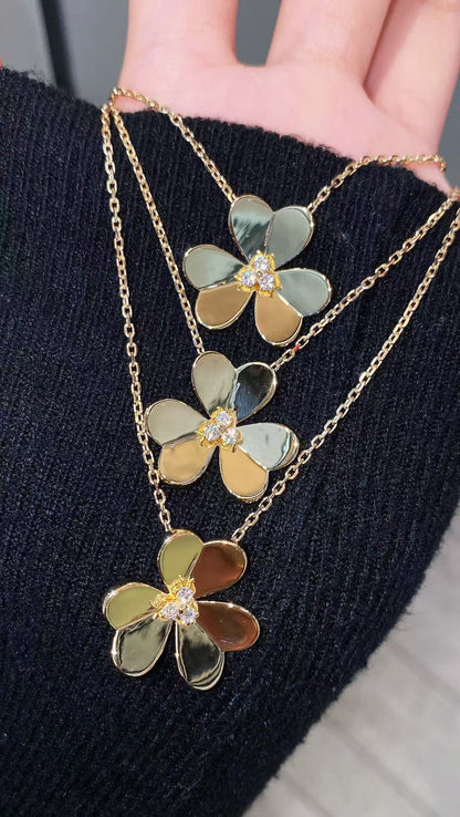 [Sprite Jewelry]FRIVOLE GOLD FLOWER NECKLACE2