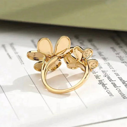 ¡®Sprite Jewelry¡¯CLOVER COMOS GOLD DIAMOND RING