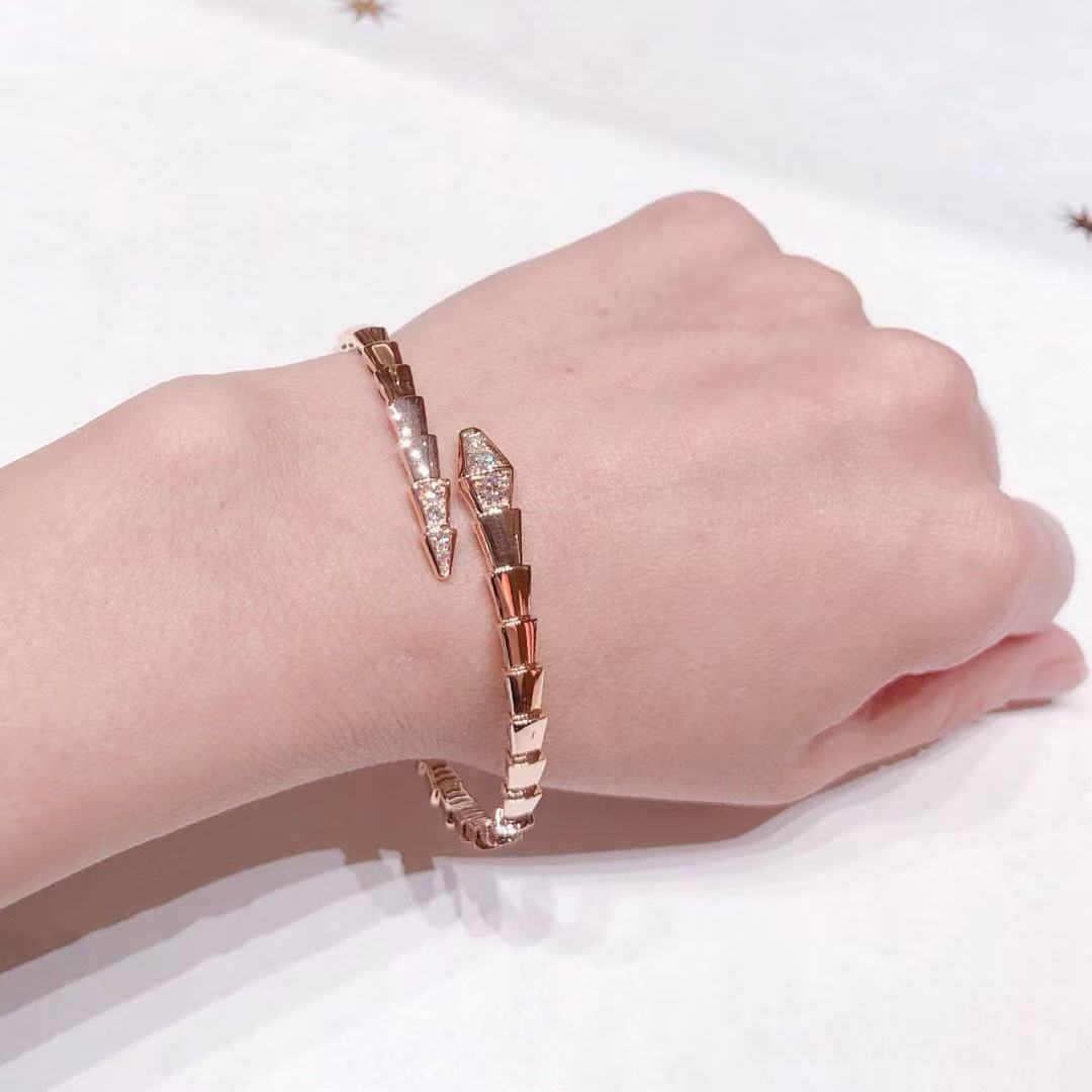 [Sprite Jewelry]The Moissanite Serpent Bracelet Collection