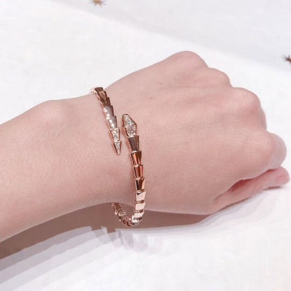 [Sprite Jewelry]The Moissanite Serpent Bracelet Collection