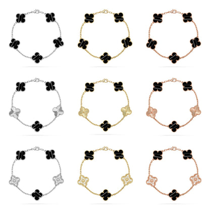 [Sprite Jewelry]New  CLOVER 5 MOTIF PULSAR STONE BRACELET COLLECTION