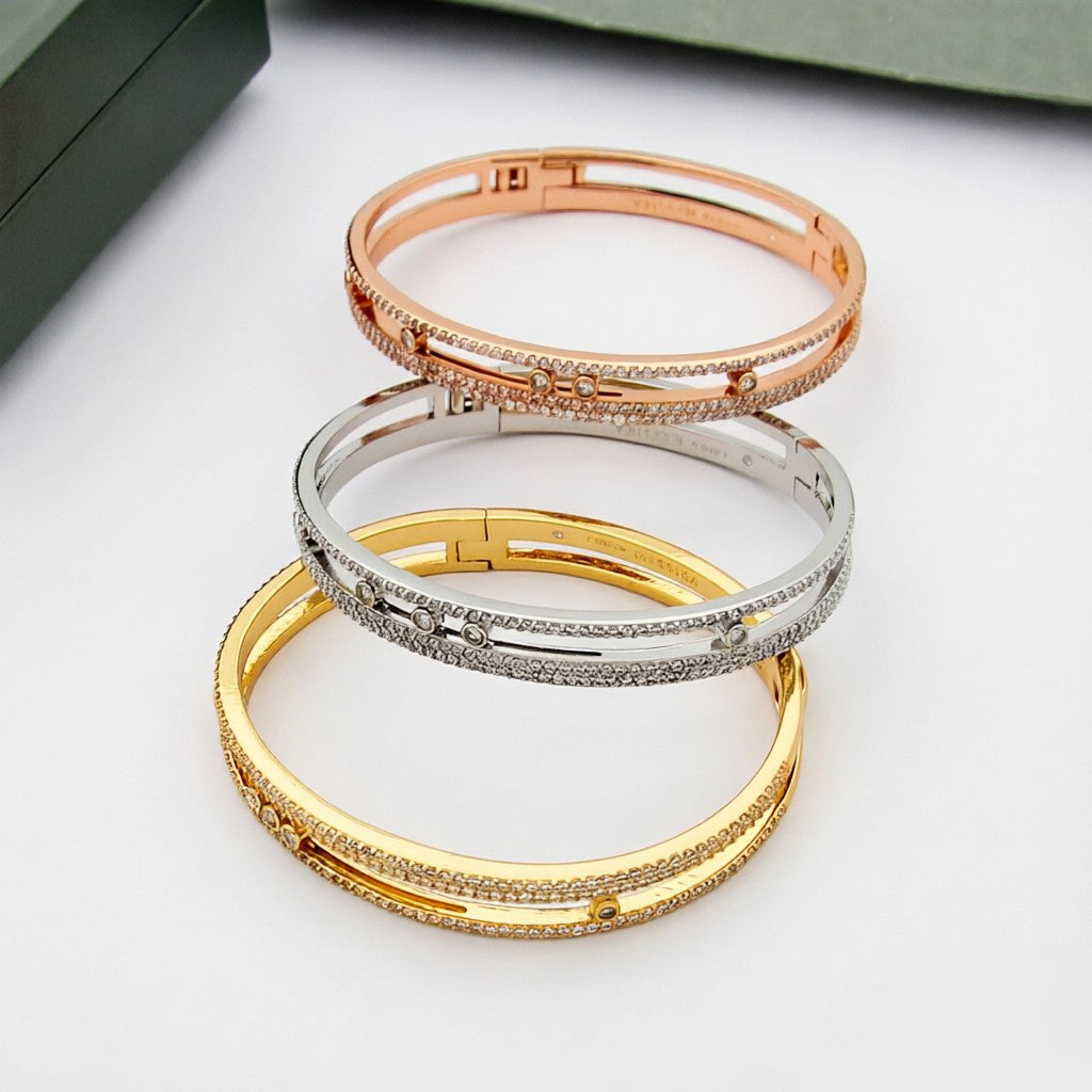 [Sprite Jewelry]Move Romane pavé bangle