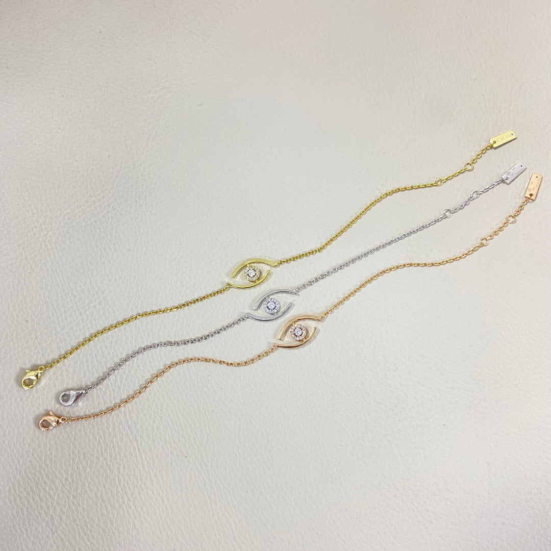 [Sprite Jewelry]Lucky Eye Pave-Set Diamond Bracelet