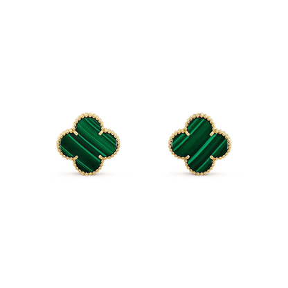 ¡®Sprite Jewelry¡¯CLOVER MINI 9.5MM MALACHITE  EARRINGS