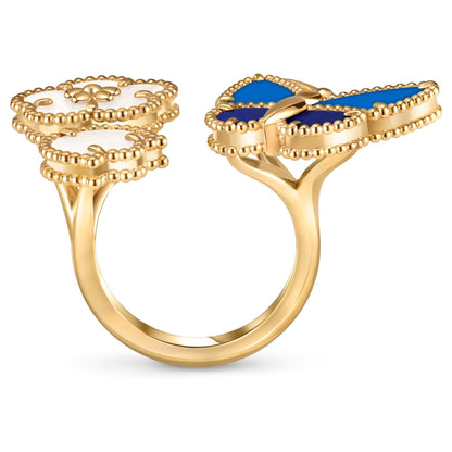 [Sprite Jewelry]LUCKY SPRING BUTTERFLY OPEN-FACE RINGS