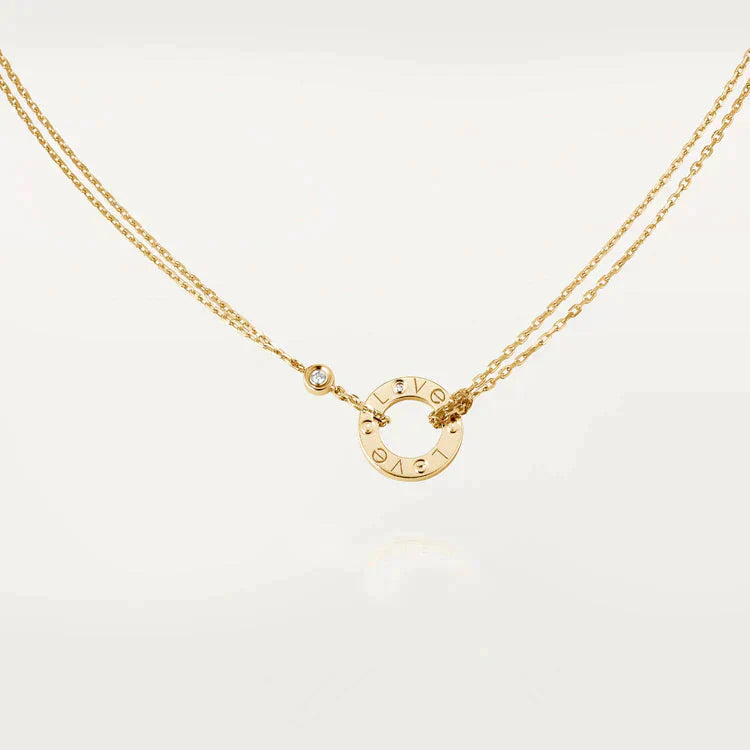¡®Sprite Jewelry¡¯LOVE NECKLACE 16MM 2 DIAMONDS