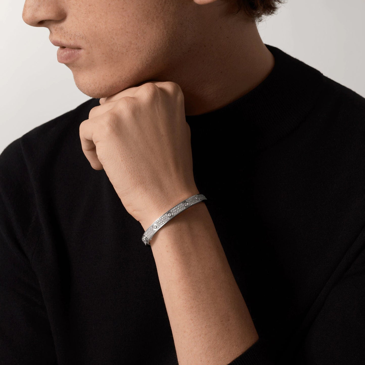 ¡®Sprite Jewelry¡¯LOVE BRACELET 6.1MM DIAMOND-PAVED 10 BIG DIAMONDS