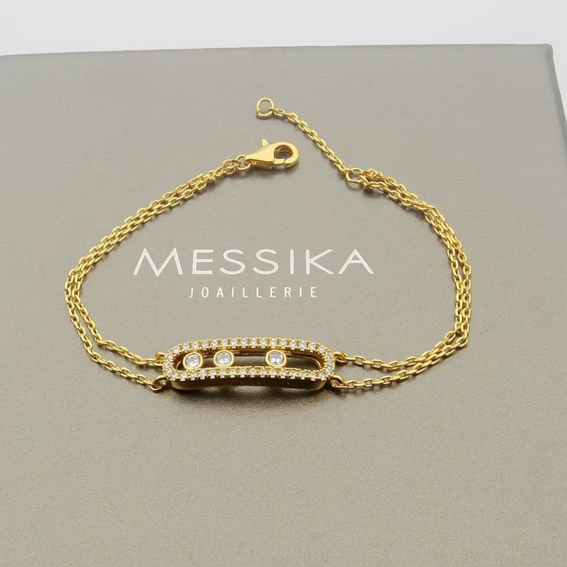 [Sprite Jewelry] Move Classique pavé bracelet