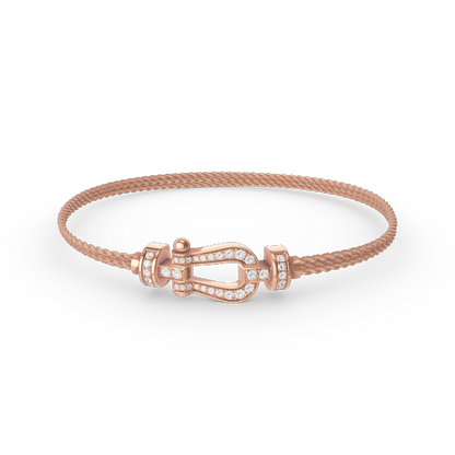 ¡®Sprite Jewelry¡¯FORCE SMALL HORSESHOE  DIAMOND CHAIN ROPE BRACELET