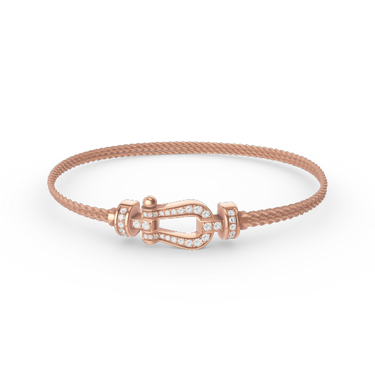 ¡®Sprite Jewelry¡¯FORCE SMALL HORSESHOE  DIAMOND CHAIN ROPE BRACELET