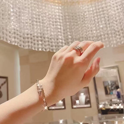 [Sprite Jewelry]The Moissanite Serpent Bracelet Collection