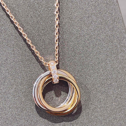 ¡®Sprite Jewelry¡¯TRINITY NECKLACE GOLD  DIAMONDS