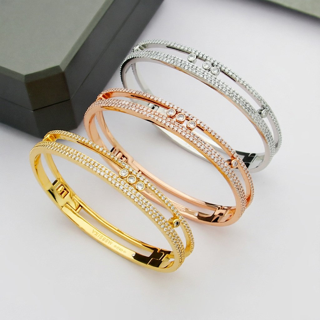 [Sprite Jewelry]Move Romane pavé bangle