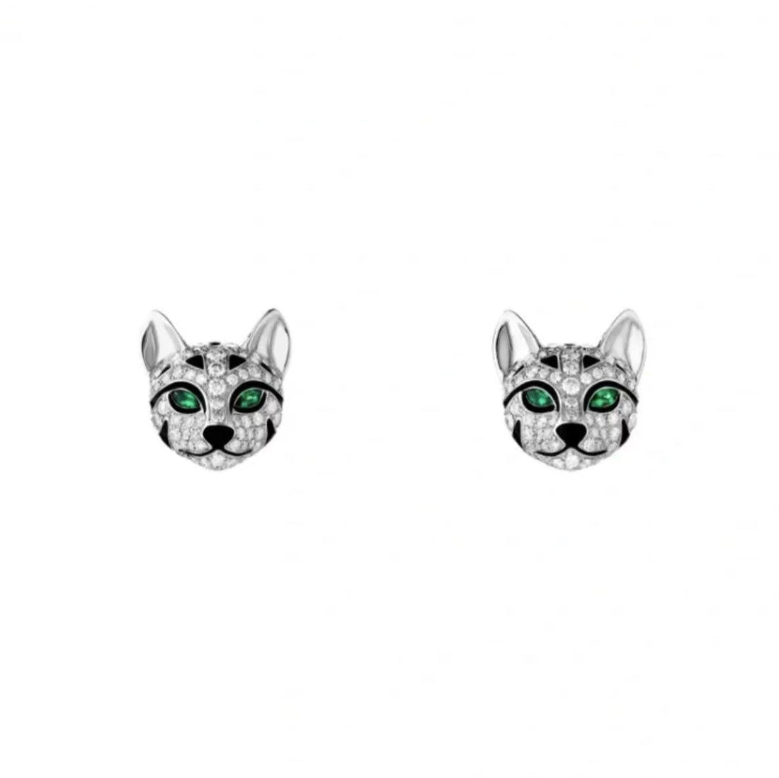 ¡®Sprite Jewelry¡¯ Panther Face Stud Earrings