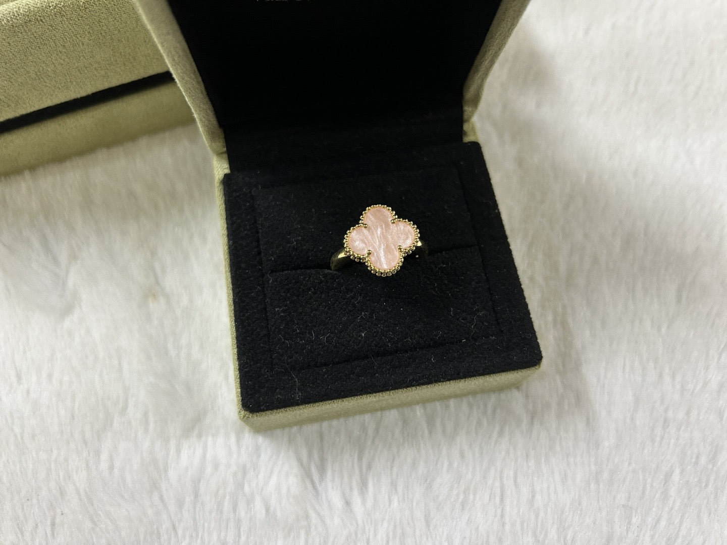 [Sprite Jewelry]Pink Clover Ring