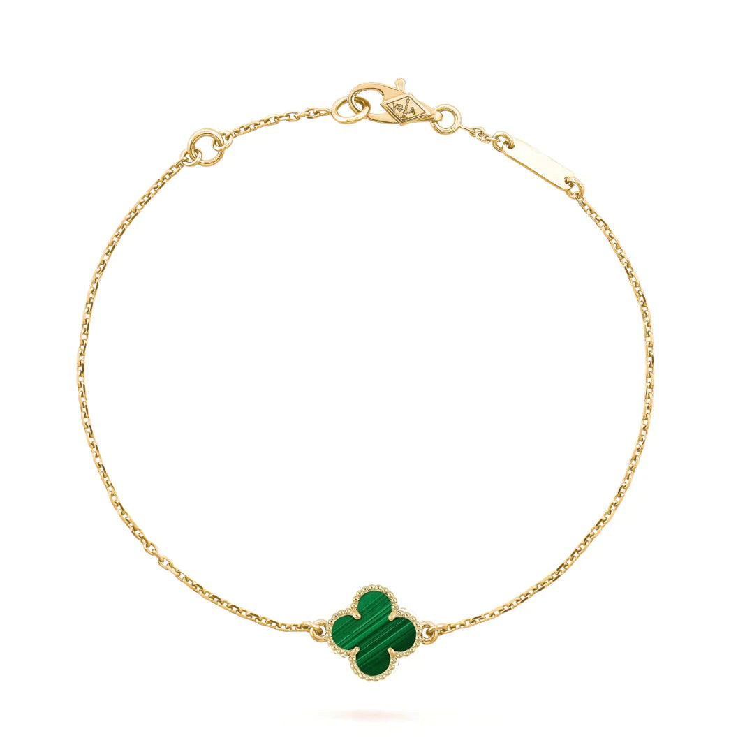 ¡®Sprite Jewelry¡¯CLOVER BRACELET MALACHITE 1 MOTIF