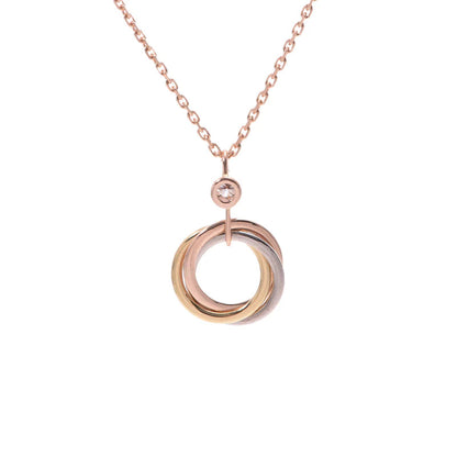 ¡®Sprite Jewelry¡¯TRINITY SILVER GOLD PINK GOLD NECKLACE