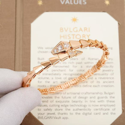 [Sprite Jewelry]The Moissanite Serpent Bracelet Collection