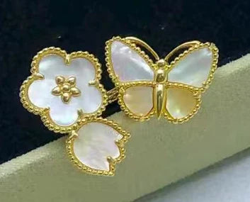 [Sprite Jewelry] 26 NEW CLOVER LUCKY LIGHT YELLOW AND WHITE SET