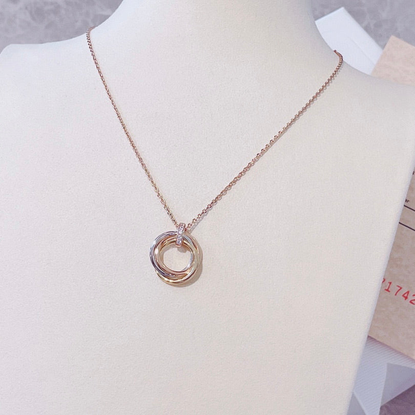¡®Sprite Jewelry¡¯TRINITY NECKLACE GOLD  DIAMONDS