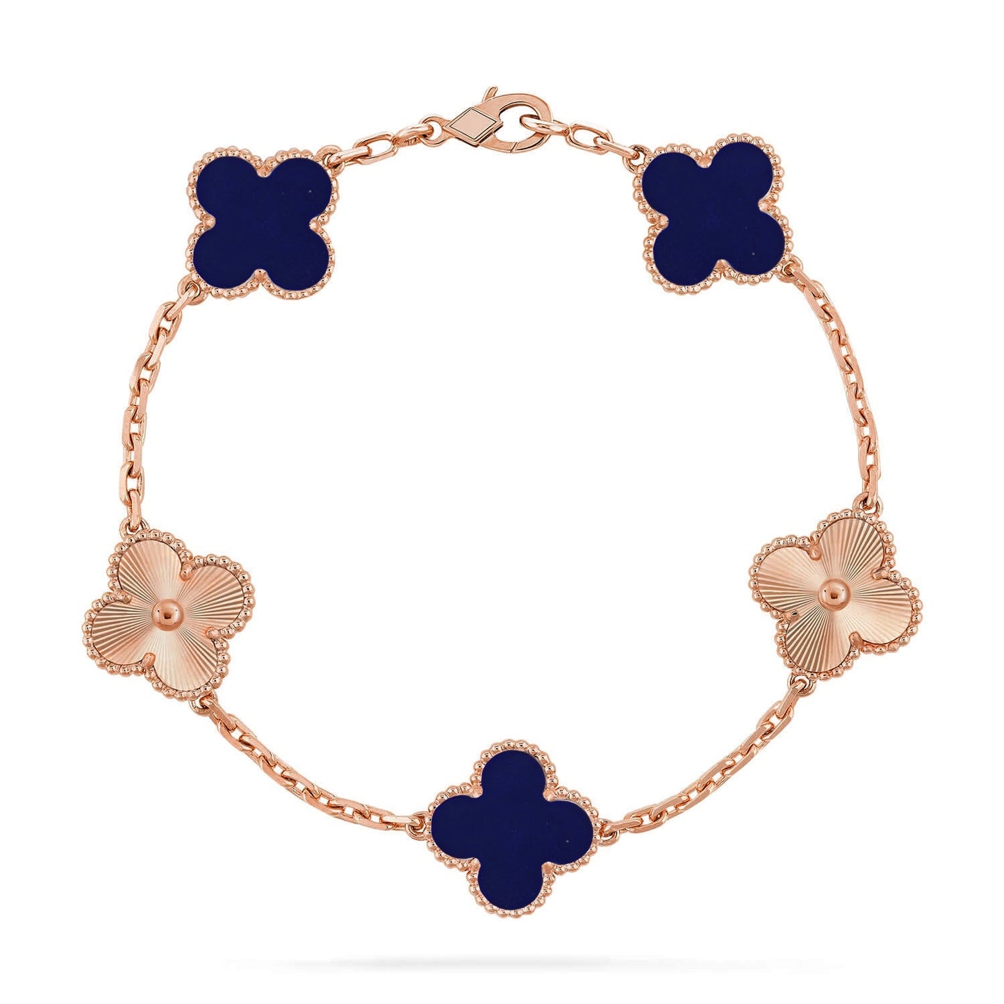 [Sprite Jewelry]New CLOVER 5 MOTIF LAPIS LAZULI BRACELET COLLECTION