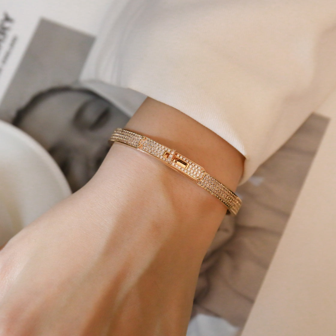¡®Sprite Jewelry¡¯KELLY BRACELET DIAMOND PAVED