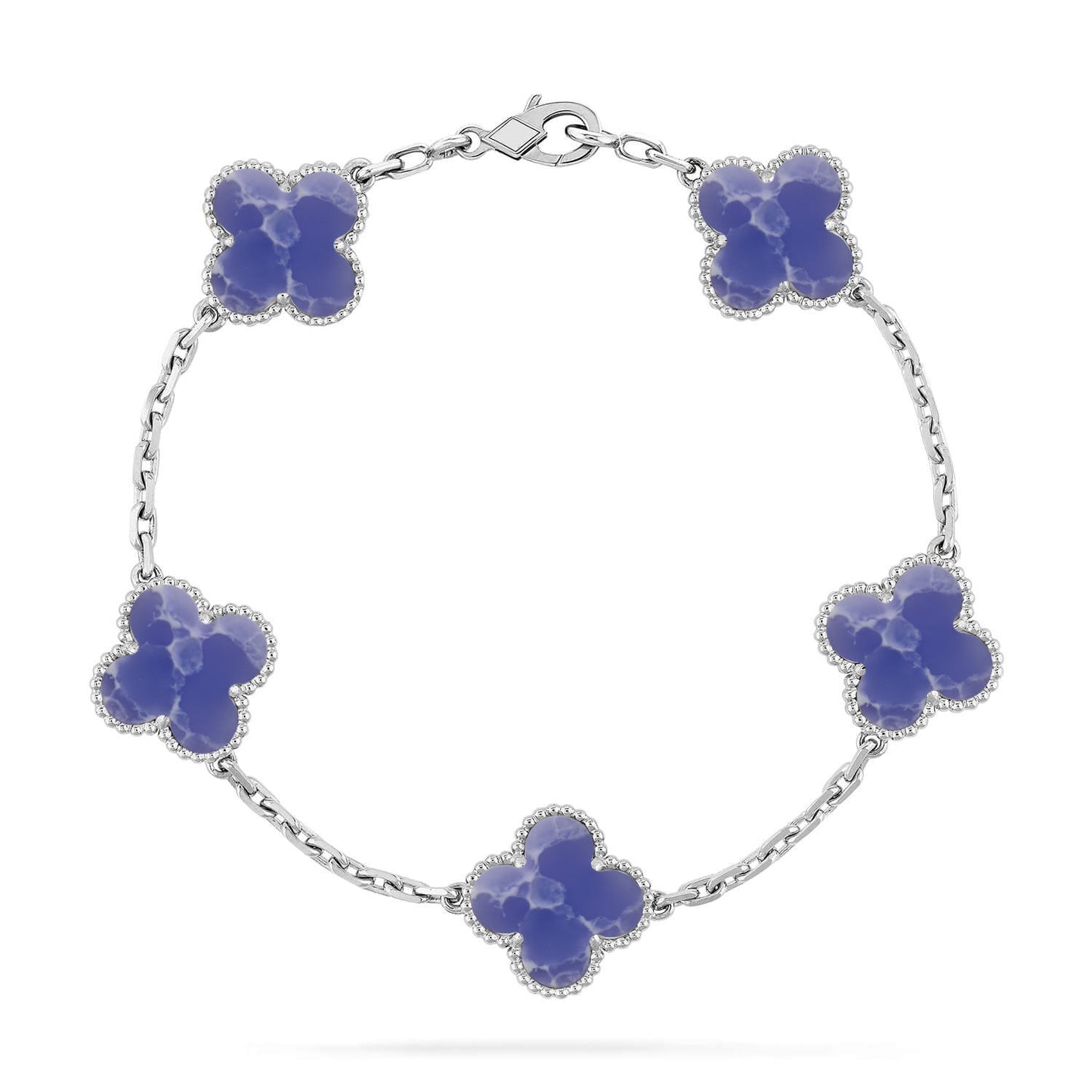 [Sprite Jewelry]New CLOVER 5 MOTIF BLUE VEINS BRACELET COLLECTION