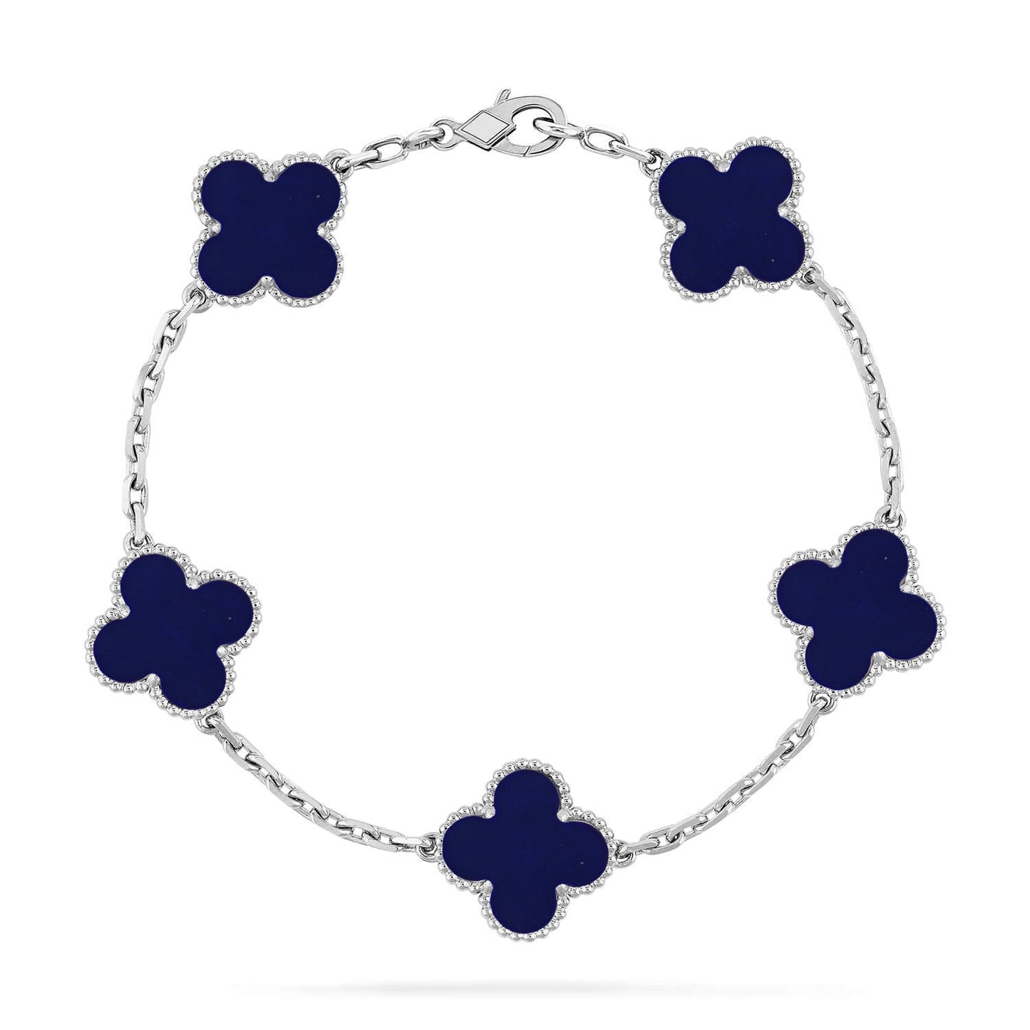 [Sprite Jewelry]New CLOVER 5 MOTIF LAPIS LAZULI BRACELET COLLECTION