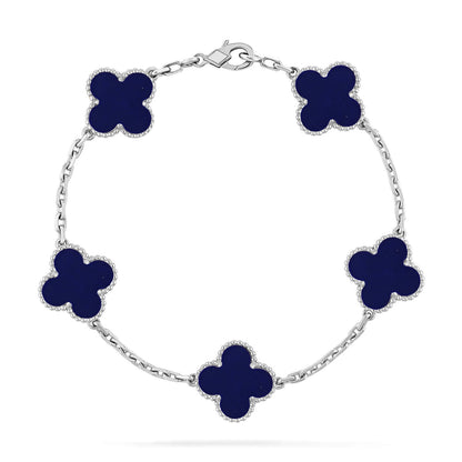 [Sprite Jewelry]New CLOVER 5 MOTIF LAPIS LAZULI BRACELET COLLECTION