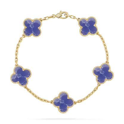 [Sprite Jewelry]New CLOVER 5 MOTIF BLUE VEINS BRACELET COLLECTION
