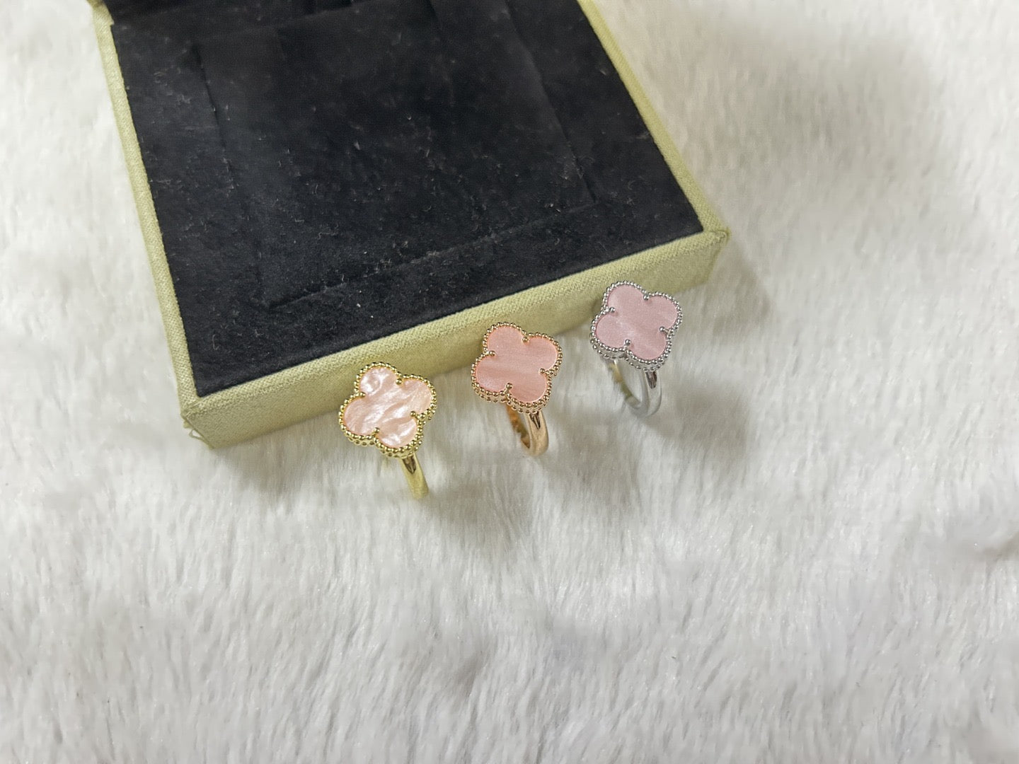 [Sprite Jewelry]Pink Clover Ring