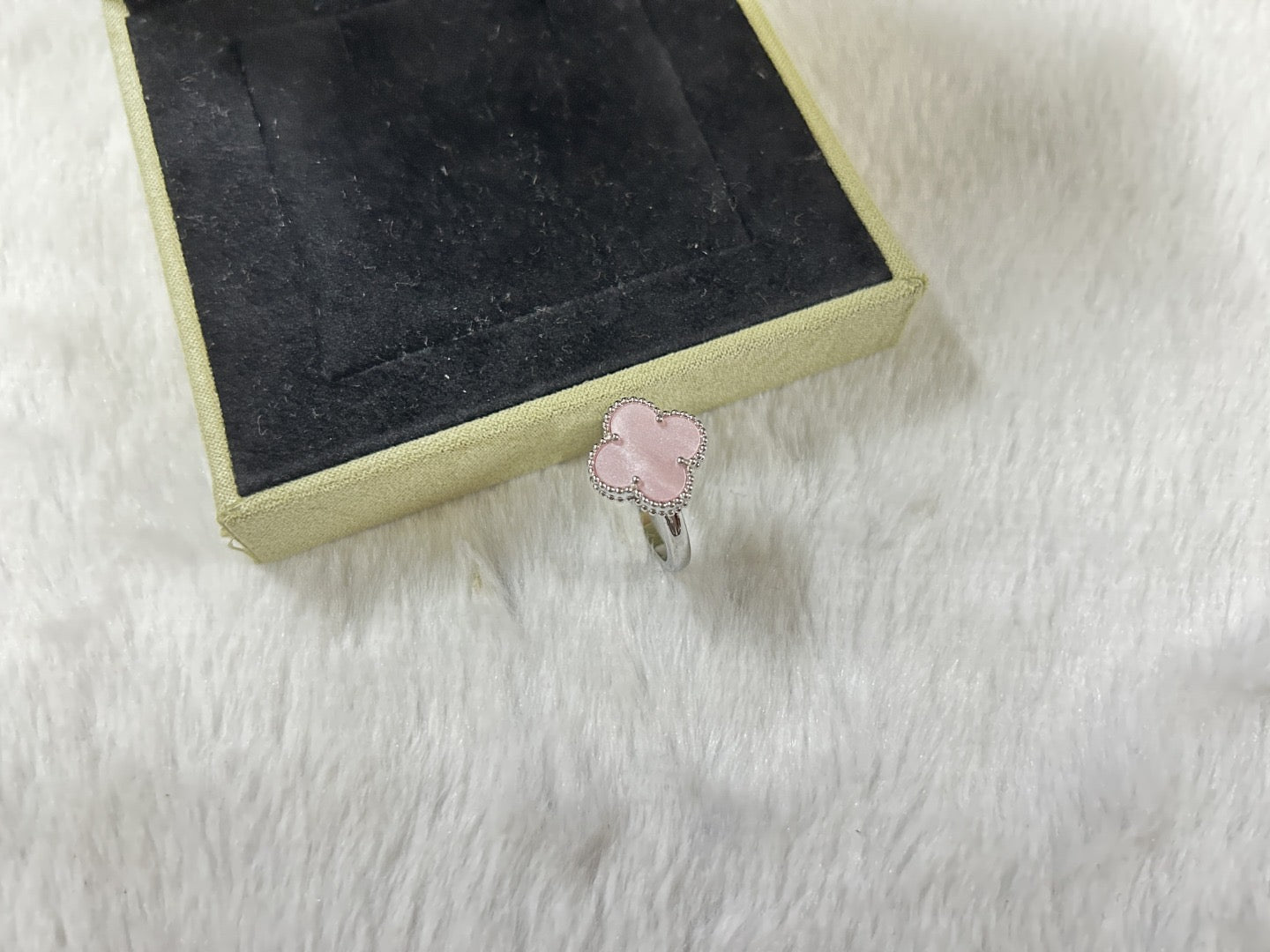 [Sprite Jewelry]Pink Clover Ring