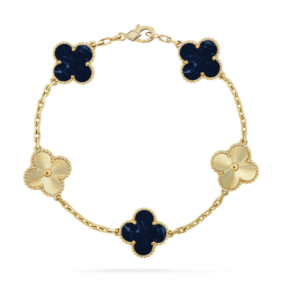 [Sprite Jewelry]New CLOVER 5 MOTIF PIETERSITE BRACELET COLLECTION